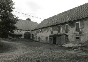 Bahratal-Markersbach. Hammergut "Kammerhof" (Vierseithof) (1601/1700). Scheune und Stall