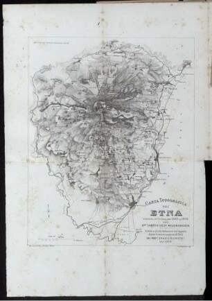 Carta Topografica Dell' Etna
