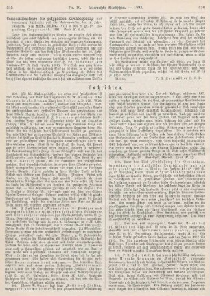315-320 Nachrichten