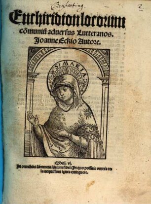 Enchiridion locorum com[m]uniu[m] aduersus Lutteranos