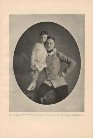 Der Kronprinz und Prinz Wilhelm