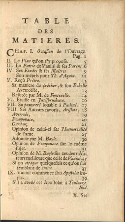 Table Des Matieres.