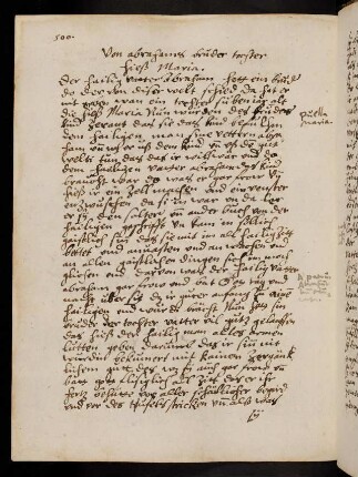 500-516, Abramius Eremita et Maria Meretrix. Von Abrahams bruder tochter hieß Maria...