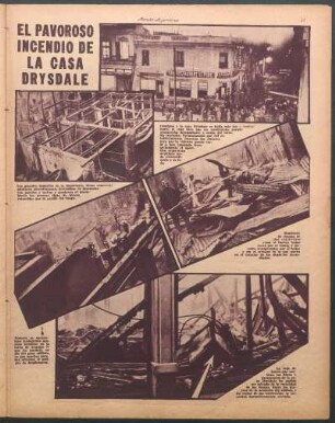 El pavoroso incendio de la casa Drysdale [Fotografías]