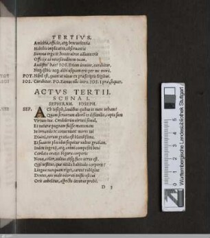 Actus tertius