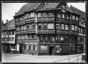 Hildesheim. Fachwerkhäuser am Andreasplatz