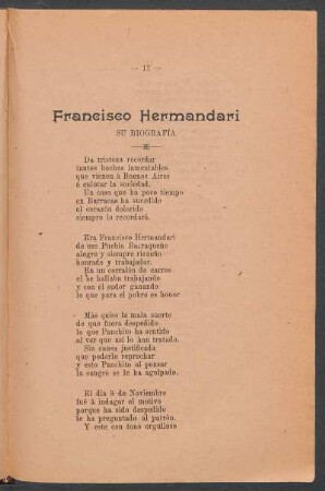 Francisco Hermondari : Su biografía