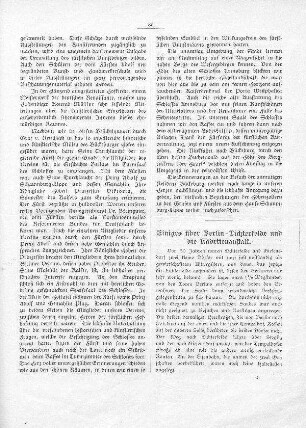 Einiges über Berlin-Lichterfelde und die Kadettenanstalt