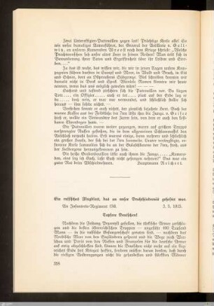 Ein russisches Flugblatt, das an unser Drahthindernis geheftet war