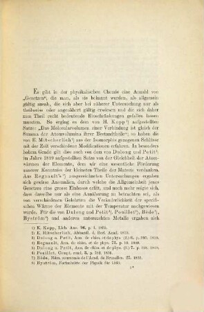 Ueber die specifische Wärme einiger fester organischer Verbindungen