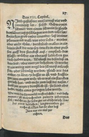 Wie man die fürnembst/ treffenlichste/ und beste materi/ zu wolriechenden pulvern zubereyten soll ... Das VIII. Capitel.