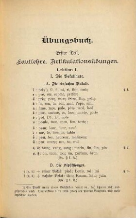 Französisches Elementarbuch