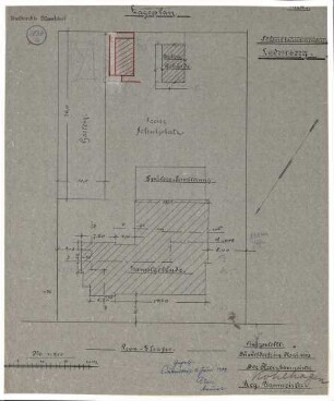 Schulhaus Ludenberg, Lageplan