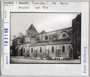 Oloron: Sainte-Marie, Ansicht von Nordwesten