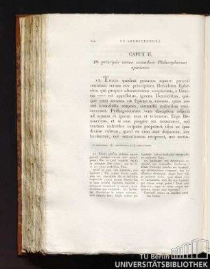 Caput II. De principiis rerum secundum Philosophorum opiniones