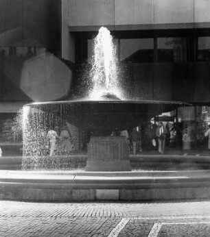 Zwei Brunnenschalen; Darmstadt, Luisenplatz