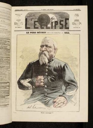 Le pere Méchin (Geôlier en chef de Sainte-Pélagie), par Gill