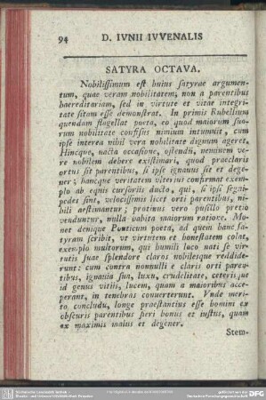 Satyra Octava