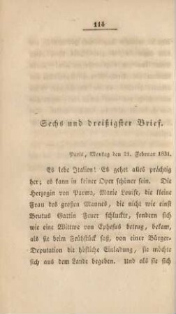 Sechs und dreißigster Brief. - Vierzigster Brief