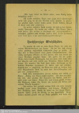 Hochherzige Wohlthäter