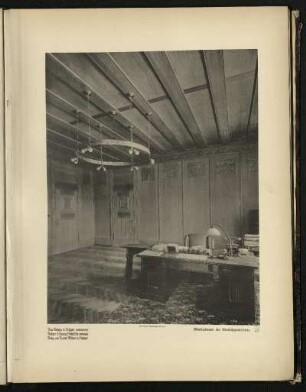 Arbeitszimmer des Oberbürgermeisters.