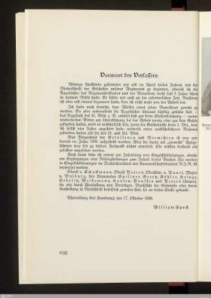 Vorwort des Verfassers