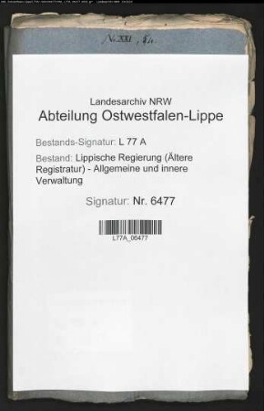 Abschoß gegen die Grafschaft Ravensberg und Stadt Bielefeld