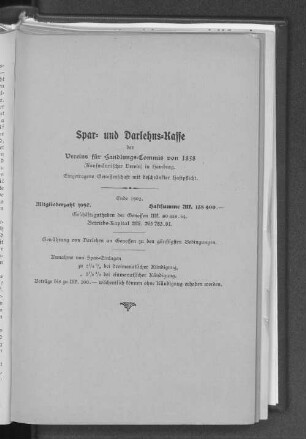 Spar- und Darlehns-Kasse