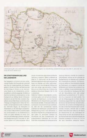 Die Stadtgemarkung und die Landwehr