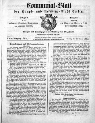 1863,4: No. 4, 25. Januar 1863