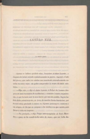 Capítulo XXXI. - La revelación.