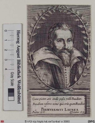 Bildnis Dominicus Baudius (eig. Dominique Baudier)