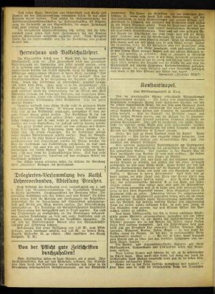 Delegierten-Versammlung des Kathl. Lehrerverbandes, Abteilung Peußen