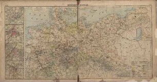 Norddeutsche Staaten, Potsdam und Umgegend, Berlin u. Umgegend, Dresden und Umgegend, Leipzig und Umgegend, Nördl. Teil Ostpreussens