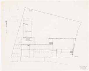 Evangelische Schule, Berlin-Charlottenburg: Grundriss Erdgeschoss ca. 1:200