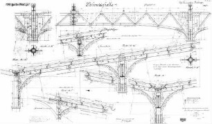 Reutlingen Hbf: Empfangsgebäude Bahnsteighalle 1 Längsträger,Dach,Details