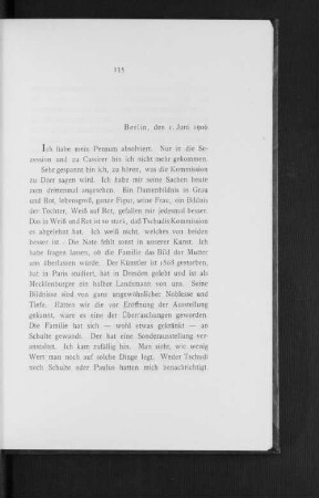 Berlin, den 1. Juni 1906