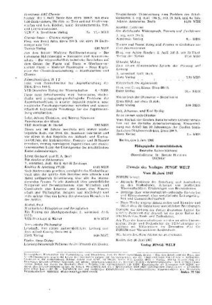 Hinweis des Verlages Junge Welt : vom 20. Juni l 1967