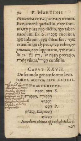 Caput XXVII. De secundo genere formae levis.
