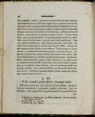 §. XV. Tristes immodici gaudii effectus, horumque causae.
