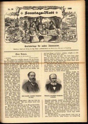 Ausgabe vom Sonntag, den 23. Juli 1905.