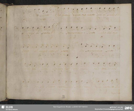 Recitativo: Alto signor che chiedi e qual tuo merto