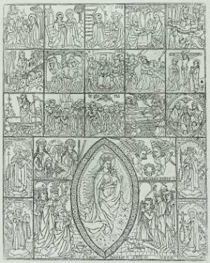 Das Leben Jesu und Madonna (nach der Madonna mit der Schlange vom Meister ES)