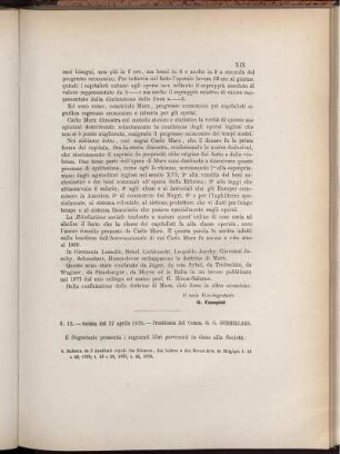 N. 12. - Seduta del 27 aprile 1879.