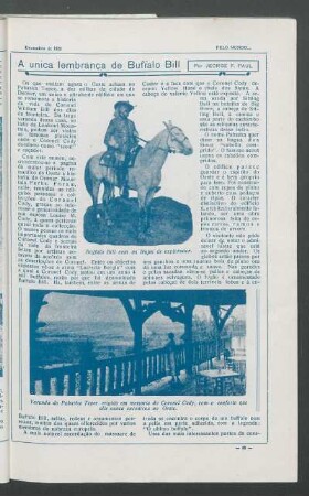 A única lembrança de Buffalo Bill