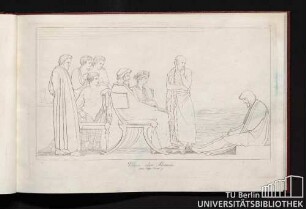 Ulisse chez Alcinoiis. Hom. Odys. Chant. 7