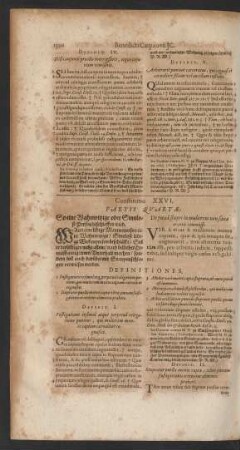 Constitutio XXVI.