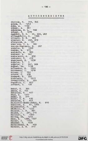 Autorenregister