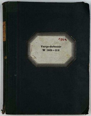 Bauvorschrift Schiffskörper für große Torpedoboote W 109-W 114