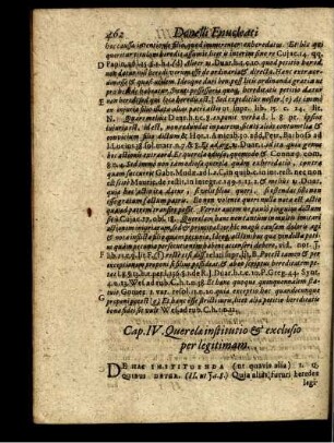 Cap. IV. Querelae institutio & exclusio per legitimam